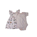 3-6M Pink Dress & Bodysuits - Tiny Tots