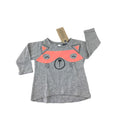 3-6M Grey Melange Cat Superhero T Shirt - Cotton On