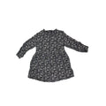 18M Black Ditsy Floral Snap Back Dress - Ikks