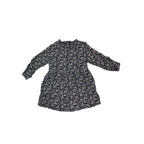 18M Black Ditsy Floral Snap Back Dress - Ikks