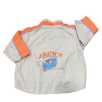 12M Gream, blue & orange Jack's Service jacket - Topolino