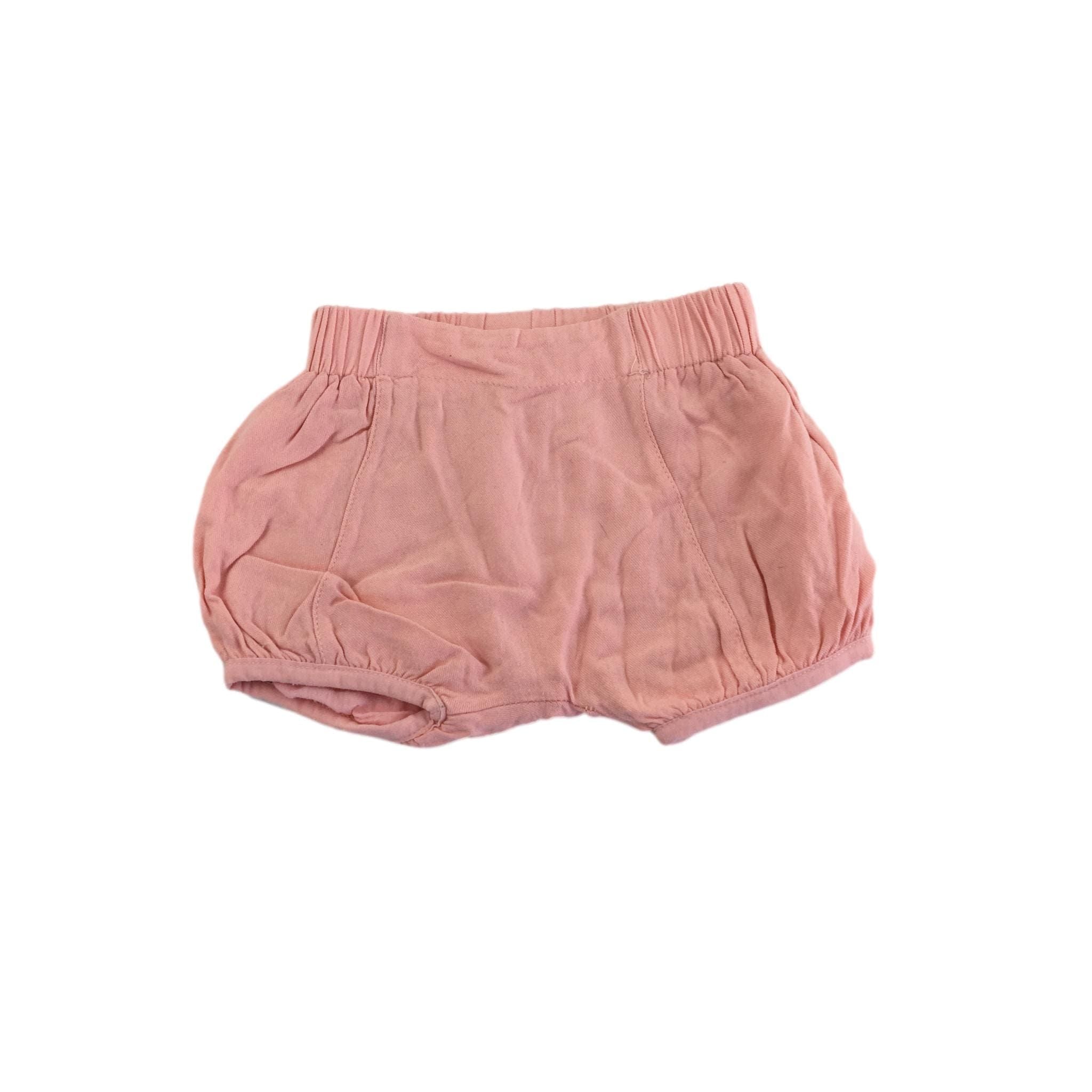 3-6M Pink High Waisted Bloomer - Clicks