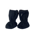 3-6M Black Cotton Booties - Sticky Fudge