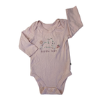 3-6M Light Pink Bunny Bodysuit & Cream Ribbed Leggings - Woolworths