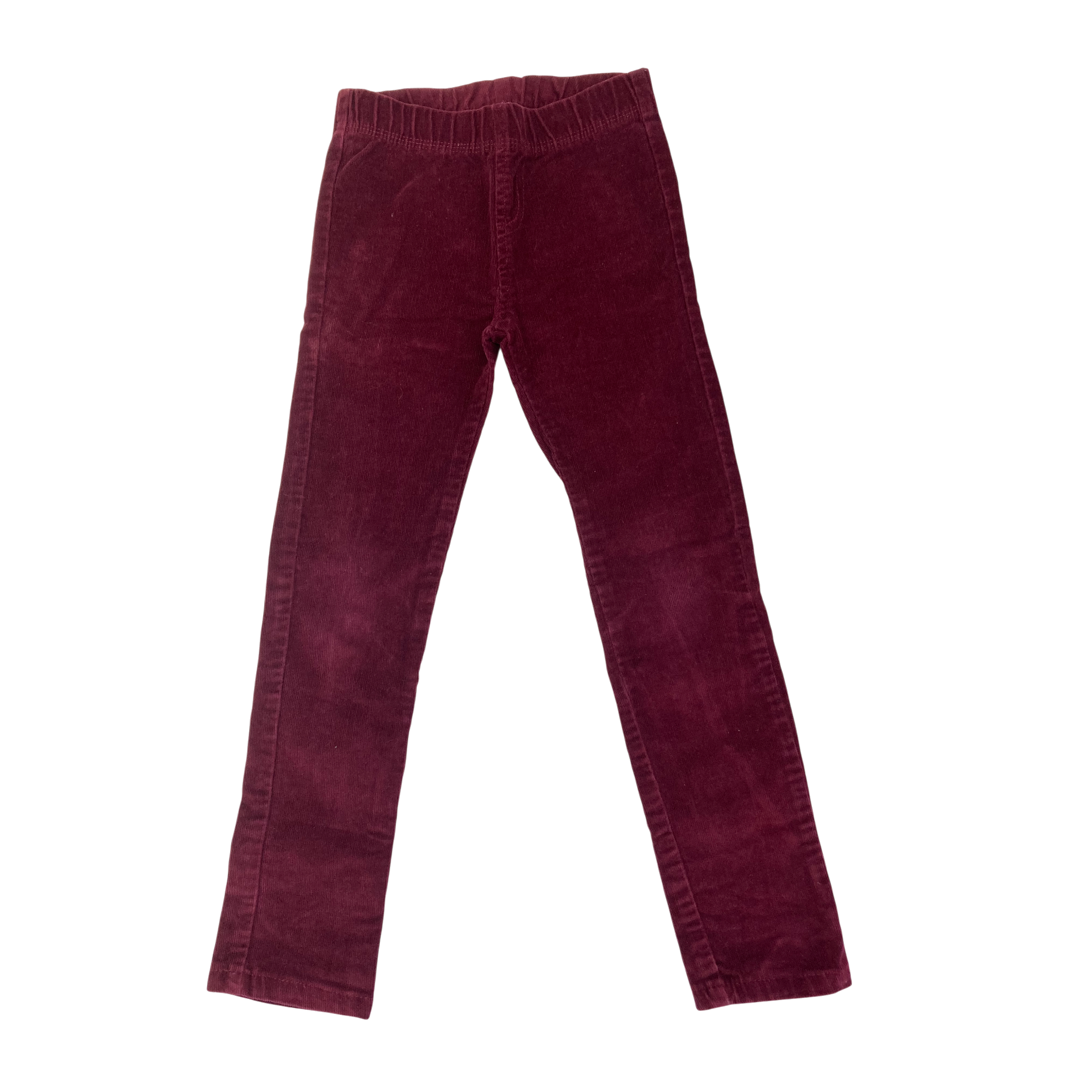 4-5Y Maroon Corduroy Skinny Treggings - Exact
