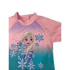 5-6Y PInk & Blue Frozen Rash Vest - Jet