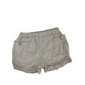 3-6M Beige Viscose-Linen Blend Shorts - Cotton On