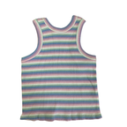 5Y Pastel Stripe Halter Neck Tank Top - Cotton On