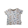 3-6M White Animal T Shirt - Woolworths