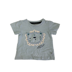 3-6M Light Blue Lion T Shirt - Woolworths