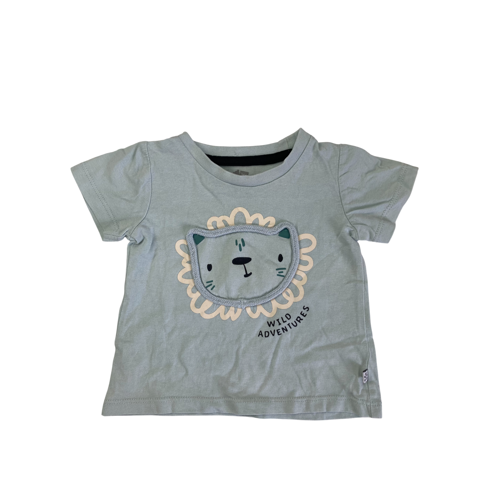 3-6M Light Blue Lion T Shirt - Woolworths