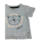 3-6M Light Blue Lion T Shirt - Woolworths