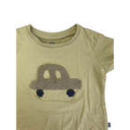 3-6M Lime Green Tufted Car T Shirt - Woolworths