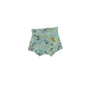 0-3M Mint Green Animal Jungle Print Cotton Shorts - Tiny Necessities