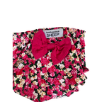 3-6M Black & Pink Floral Bloomer - Baa Baa Black Sheep