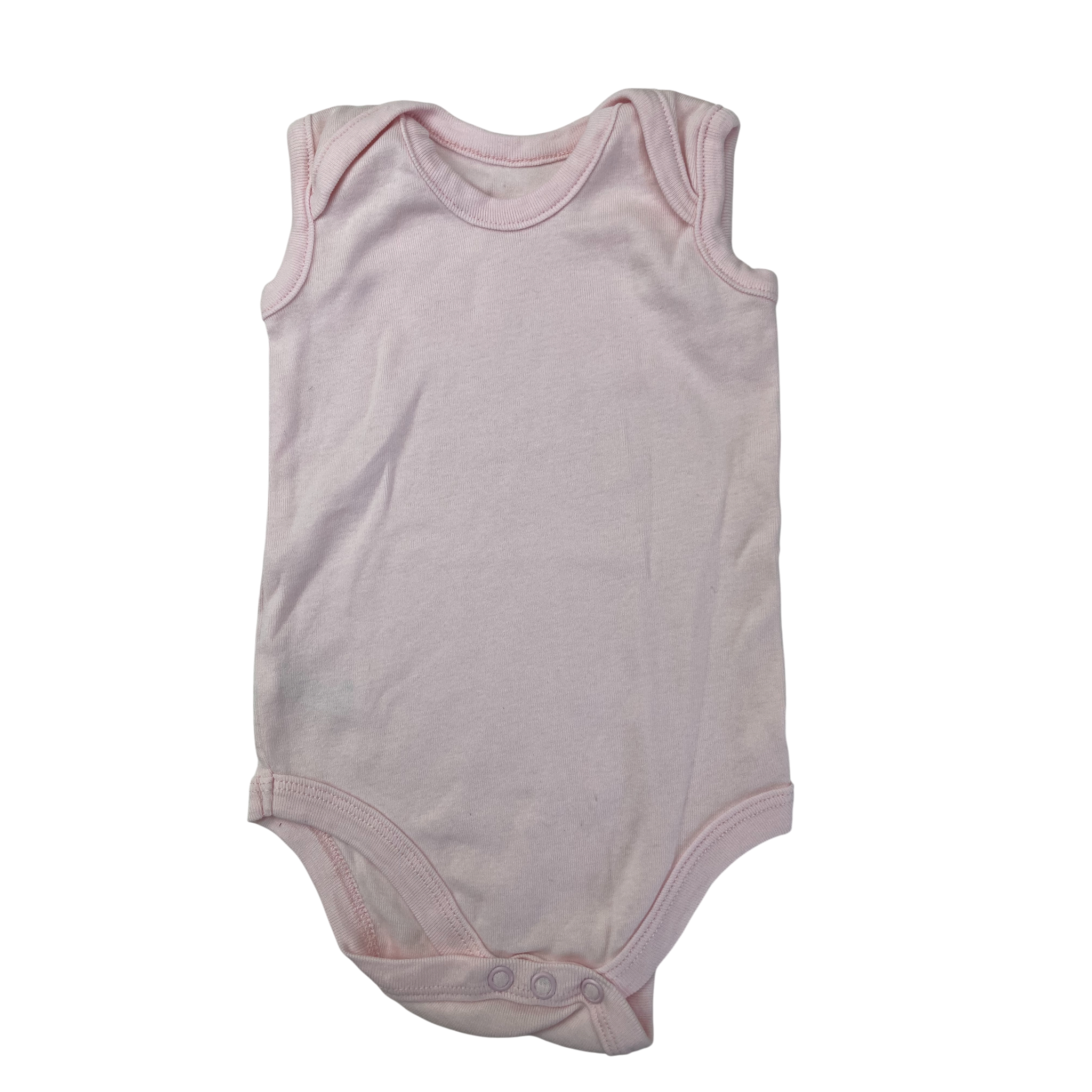 1-3M Light Pink Sleeveless Bodysuit - Woolworths