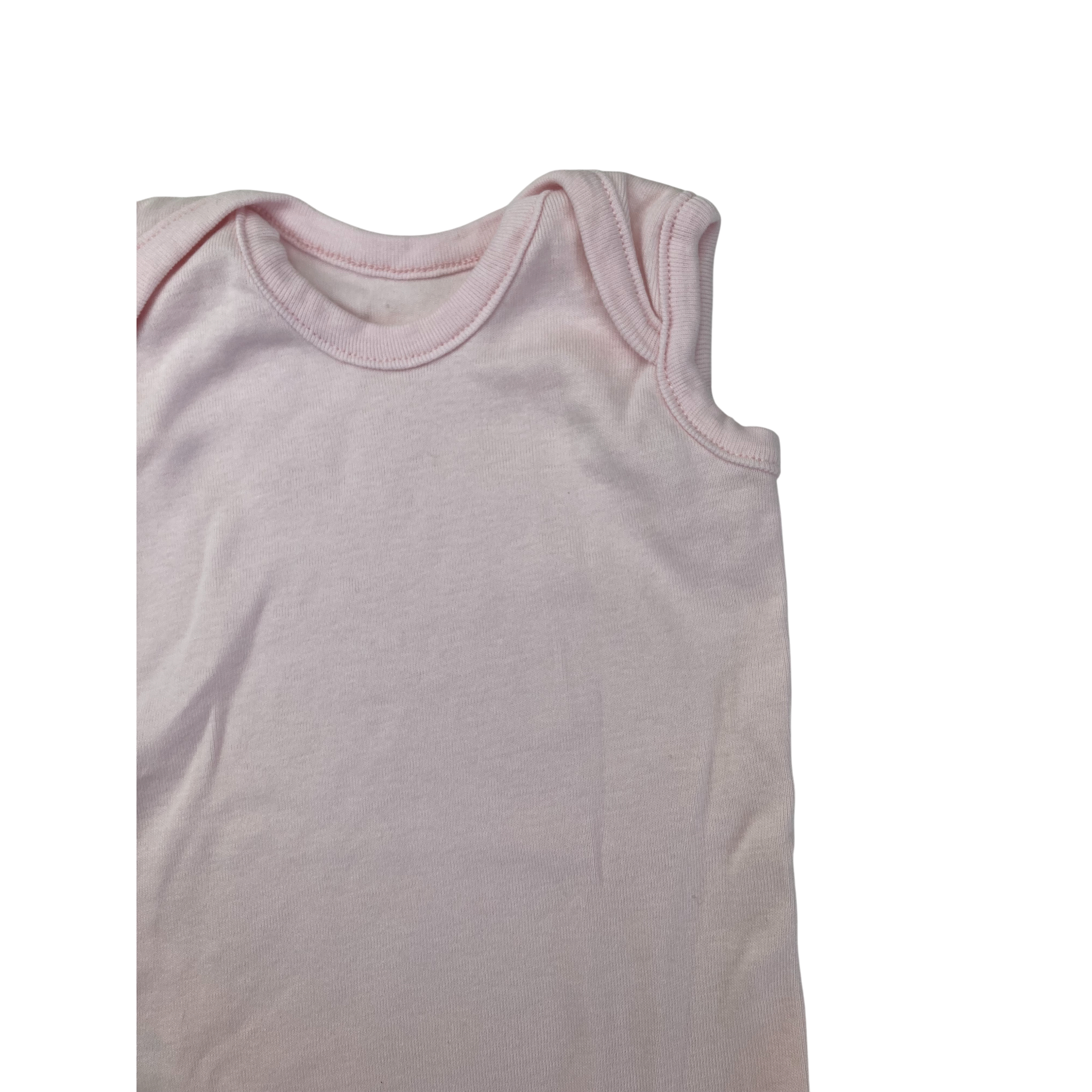 1-3M Light Pink Sleeveless Bodysuit - Woolworths