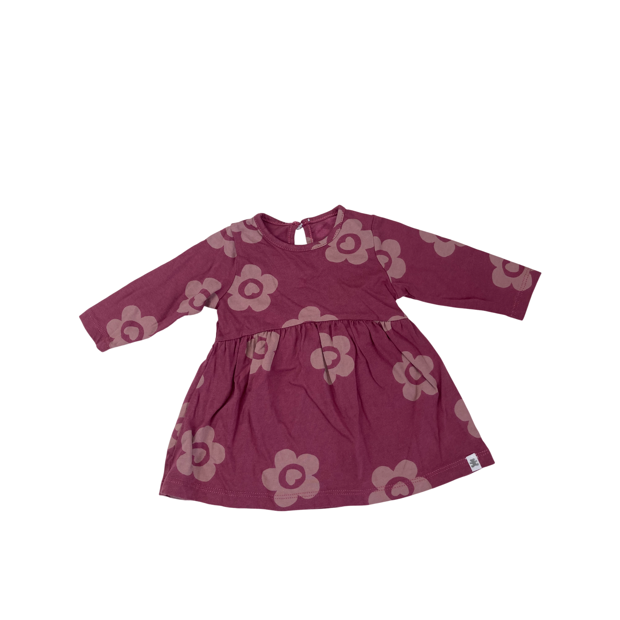 1-3M Mauve & Pink Daisy T Shirt Dress - Woolworths