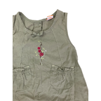 6-9M Khaki Green Sleeveless Dress - Mini Mode