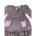 6-12M Mauve & Pink Sequinned Detail Dress  - LTD