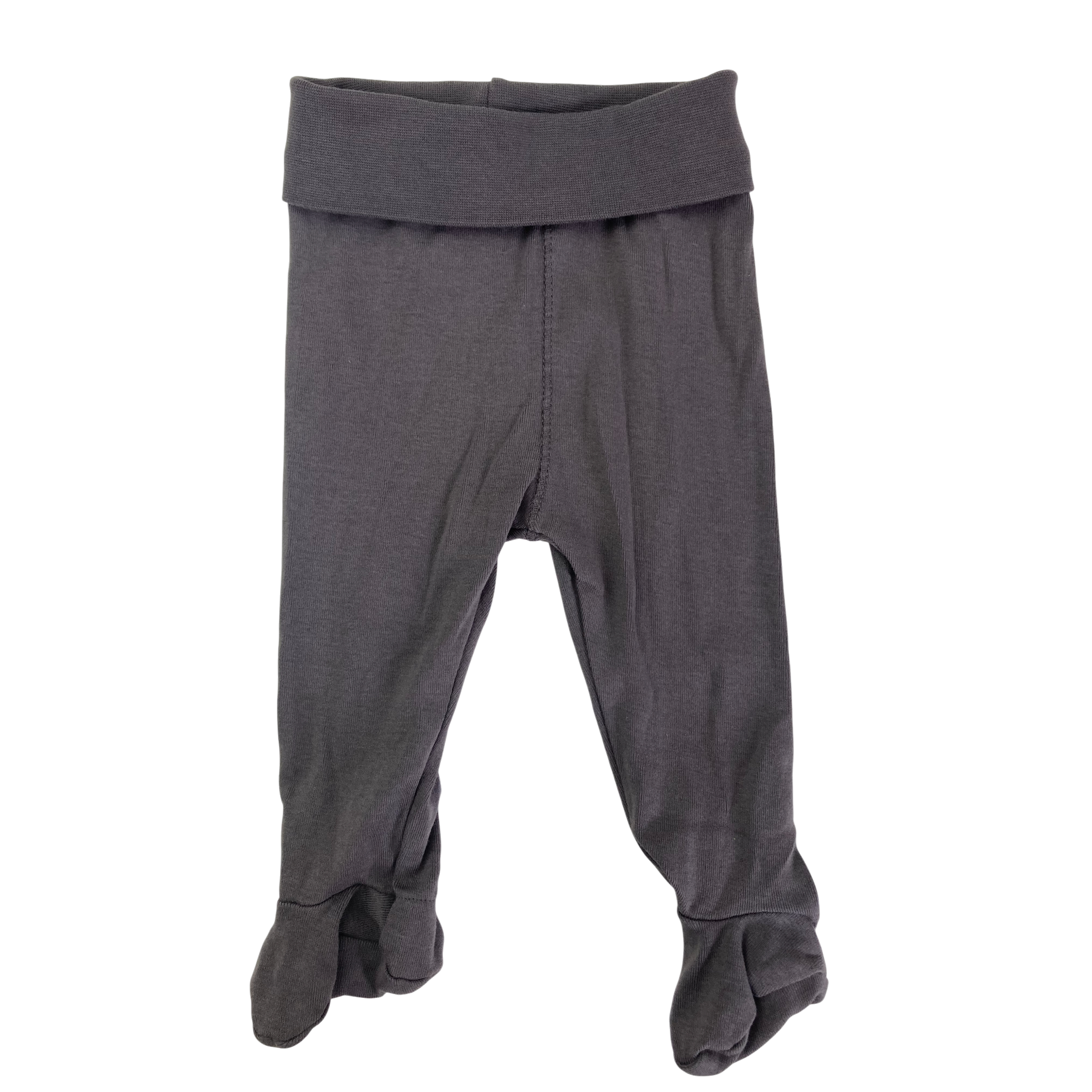UK 2-4M Grey Footed Organic Cotton Leggings - H&M