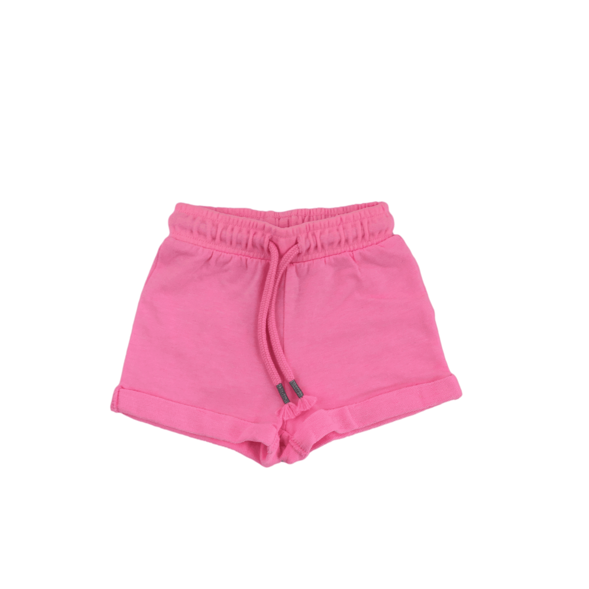 1-3M Pink Drawstring Cotton Shorts - Woolworths