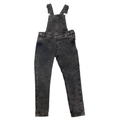 3-4Y Black-Grey Acid Wash Denim Dungaree - H&M