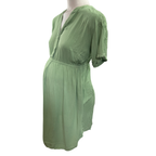 Size 36 - Light Green Maternity & Nursing Viscose Tunic - Oakridge