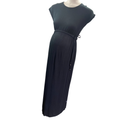 Medium - Black Maternity Maxi Dress - Cherry Melon