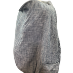 One Size - Blue Chambray Apron Nursing Cover - Baby Sense