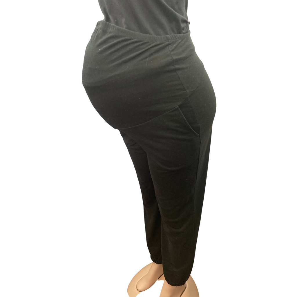 EUR Small - Black Maternity Joggers - H&M