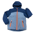 9Y Navy, grey & orange puffer jacket - Y.F.K 🟢