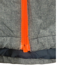9Y Navy, grey & orange puffer jacket - Y.F.K 🟢