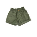 1-3M Khaki Green Cotton Paperbag Waist Shorts - Woolworths