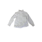 2Y White Ruffled Collared Blouse - Patachou
