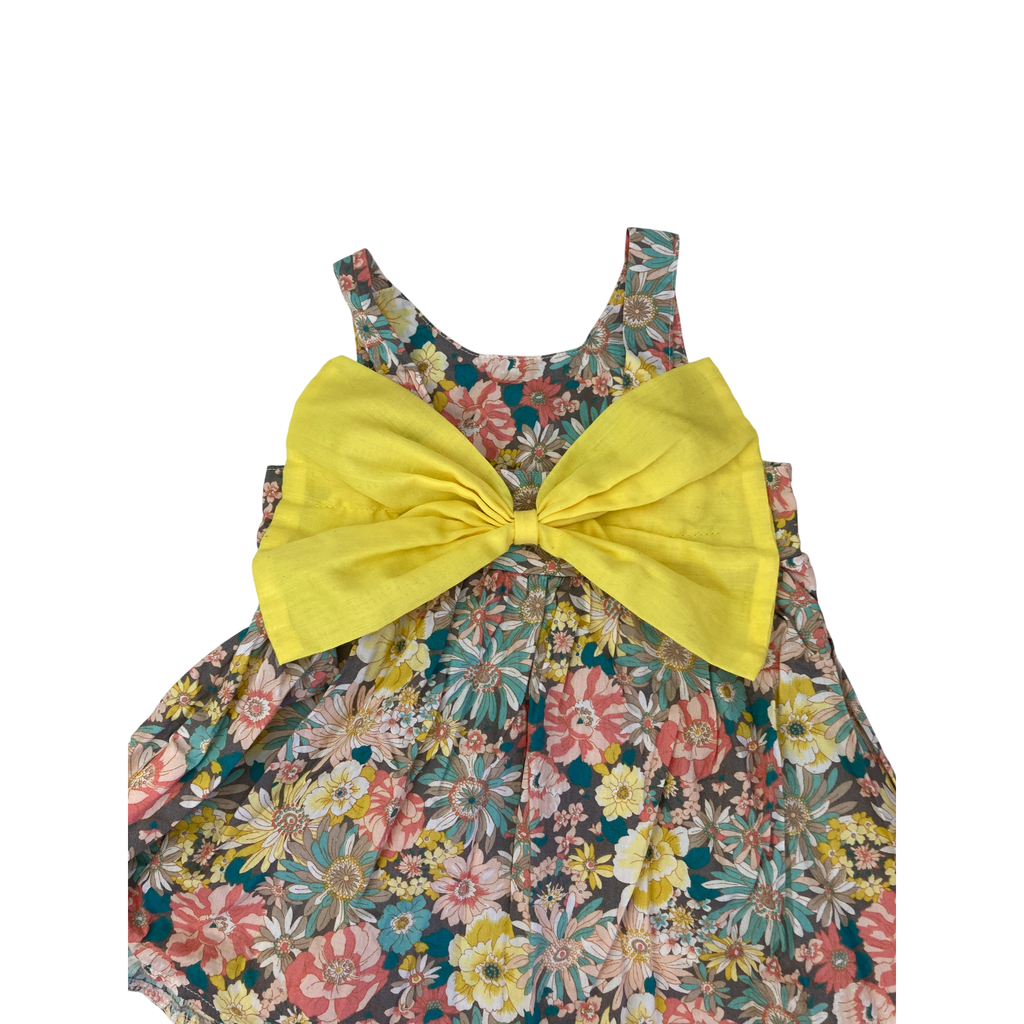 1-2Y Floral Big Bow Dress - Shein