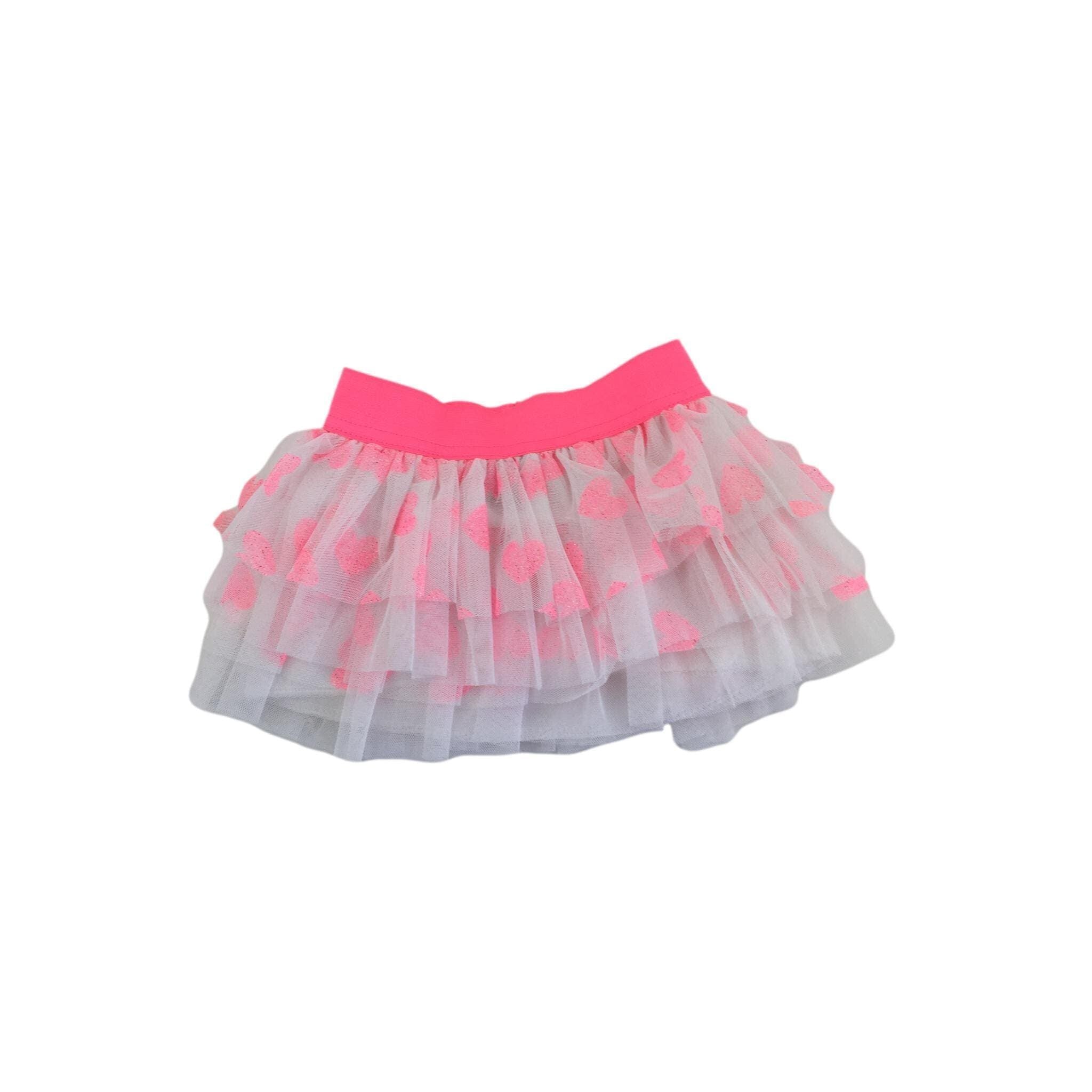 3-6M Pink & White Glitter Tulle Skirt - Mr Price