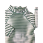3-6M Mint Green & Cream Stripe Rash Vest - Cotton On