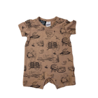 0-3M Tan & Black May Gibbs Romper - Cotton On