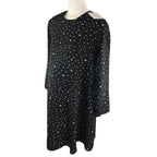 *NEW* UK 10 Black & White Spotted Trapeze Maternity Dress - Glamorous Bloom
