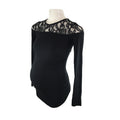 Size 32 - Black Lace Detail Maternity Top - Edit