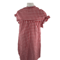 Size 6 - Red Check Tunic Maternity Blouse - ASOS Maternity