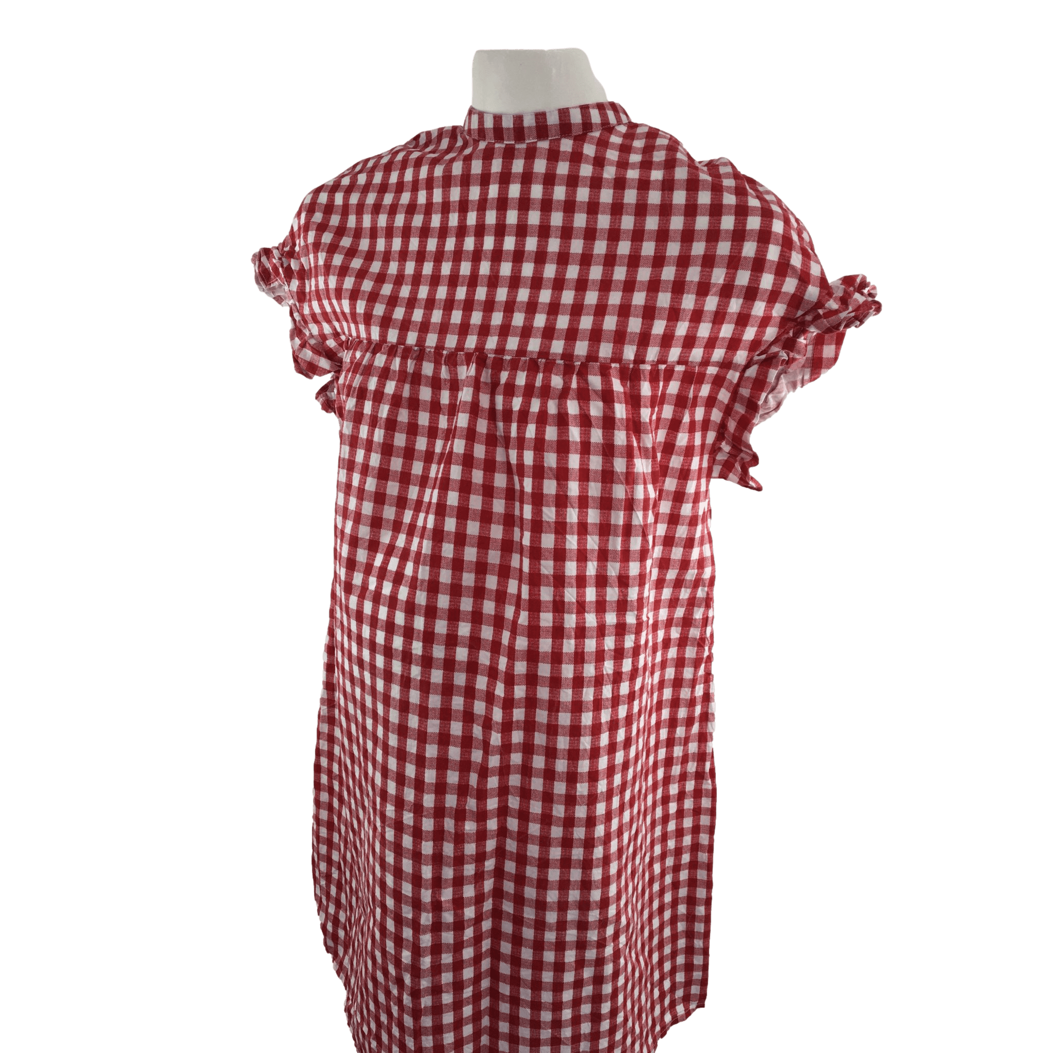 Size 6 - Red Check Tunic Maternity Blouse - ASOS Maternity