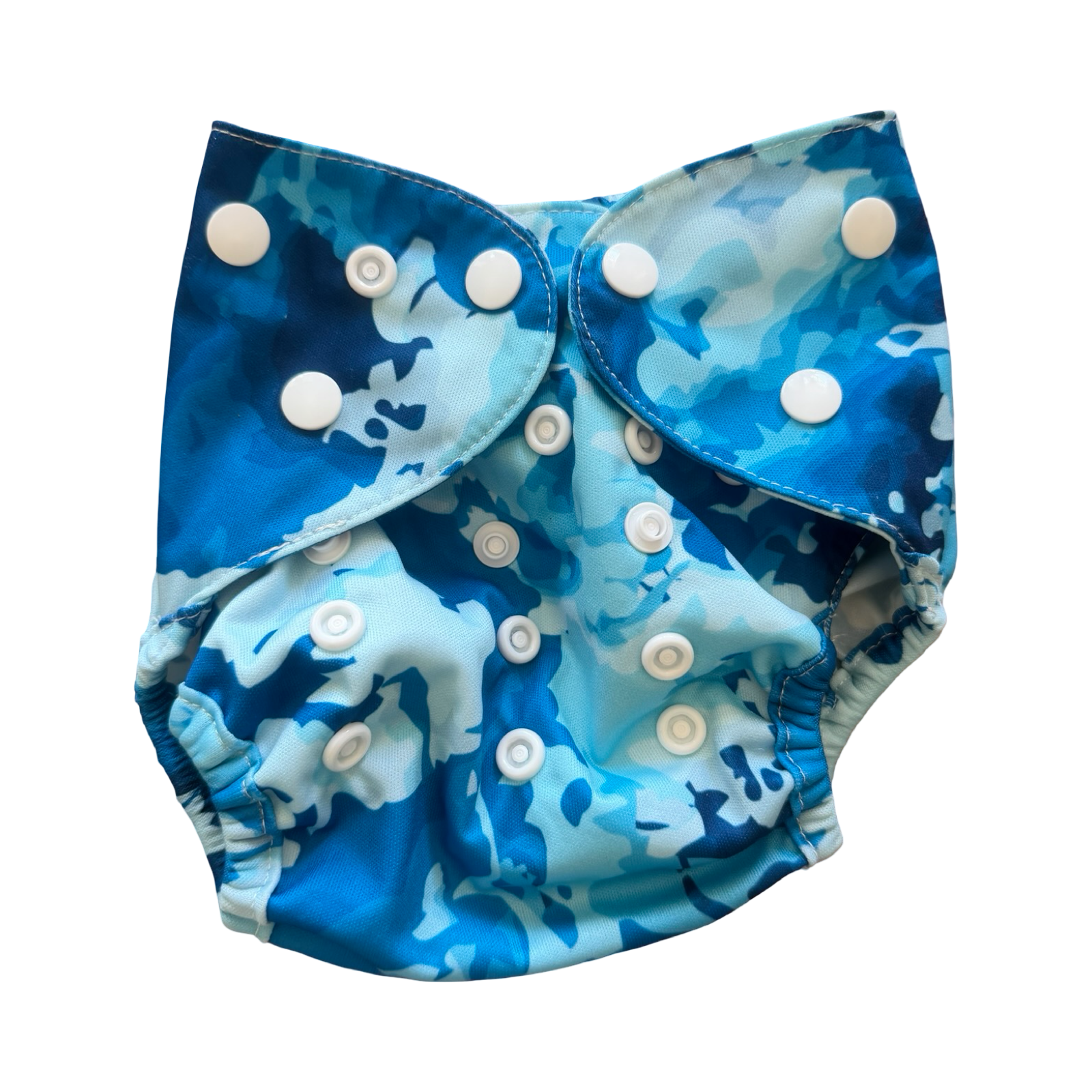*NEW* Blue Camo Re-usable Nappy - Biddykins