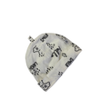 3-6M Cream & Black Smile-Laugh Beanie - Woolworths