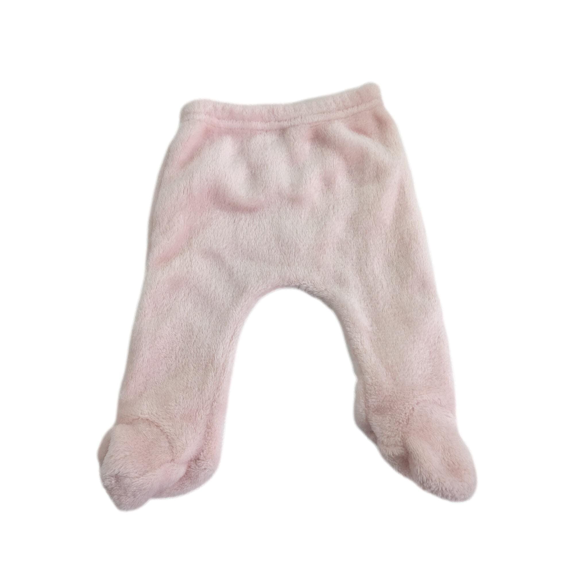 1-3M Light Pink Fleece Footed Leggings - Woolworths