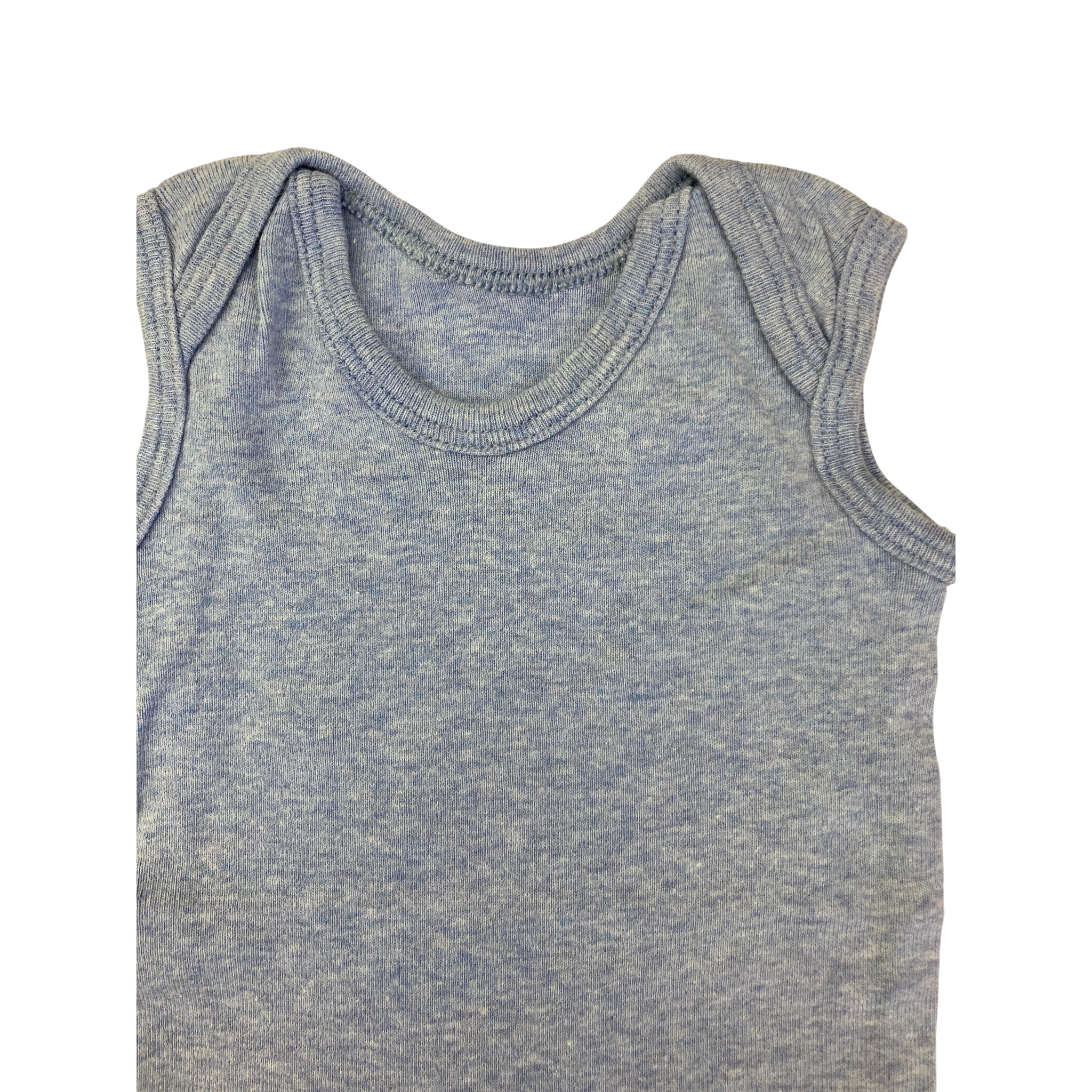 Newborn Light Blue Sleeveless Bodysuit - Woolworths