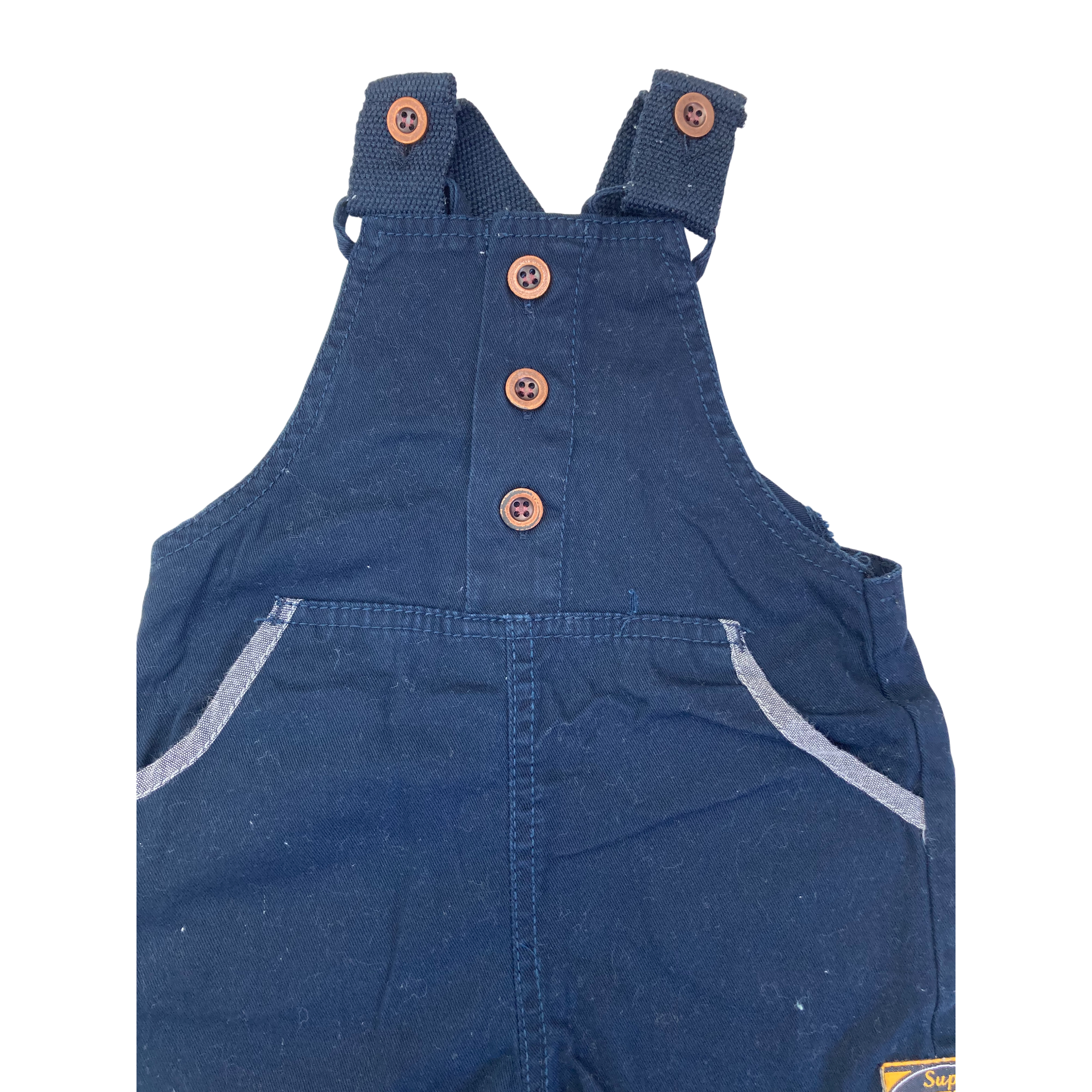 6-12M Navy Blue Overall - Ackermans