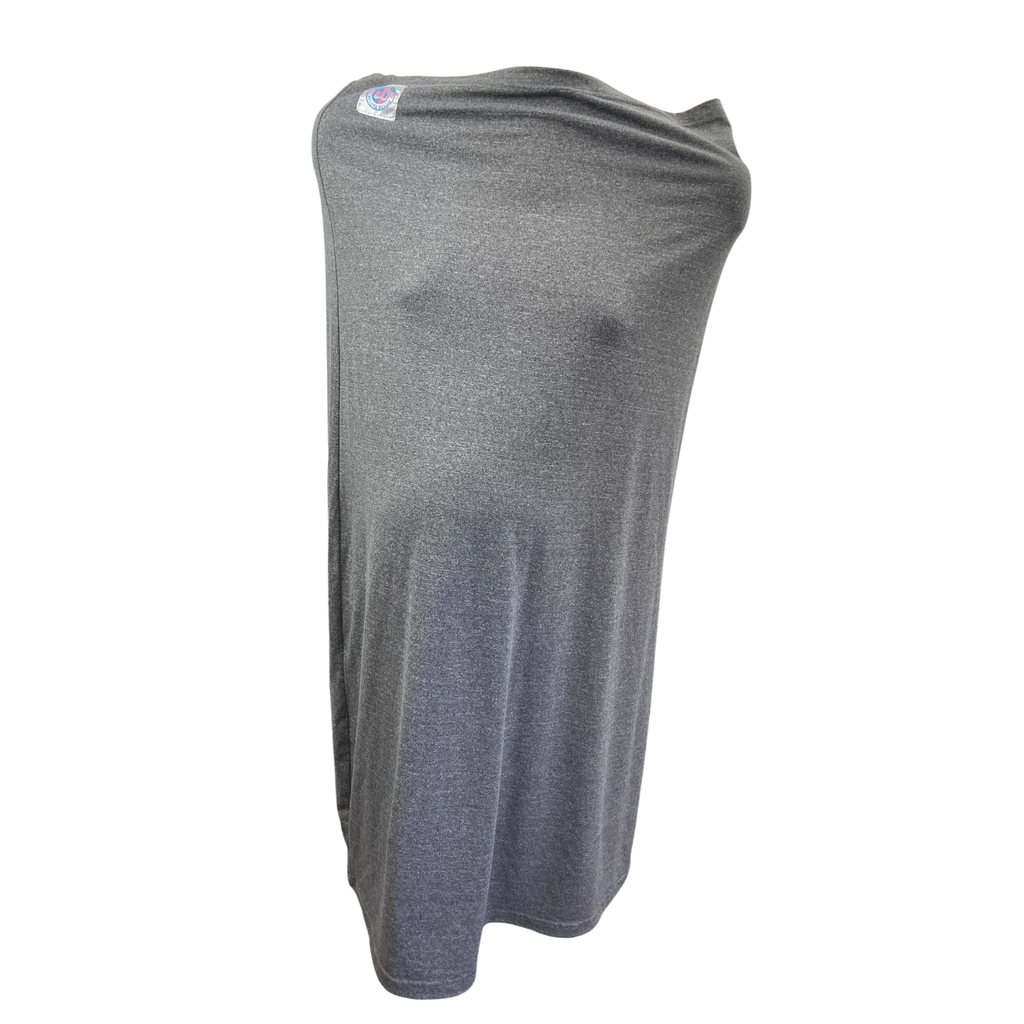 One Size - Grey Melange Extra Long Nursing Cover - Pitter Patter