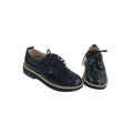 *NEW* Size 31 Navy Blue Platform Patent Oxfords - Zara